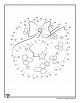 Connect Dot Printables Christmas Dots Woojr Wreath Coloring Kids Source Pages sketch template