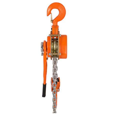 ton hand operated manual chain lever lift hoist block comealong winch puller  ebay