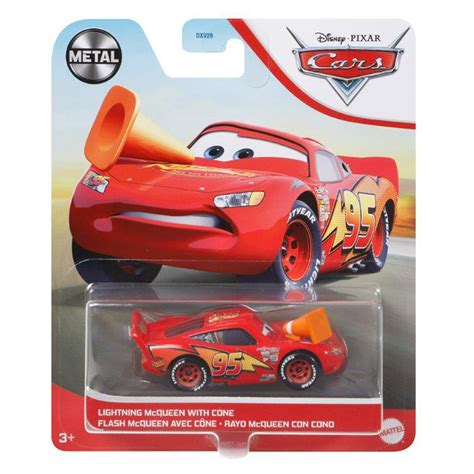 Disney Pixar Cars Lightning Mcqueen With Cone 1 55