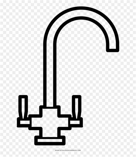 water tap coloring page clipart  pinclipart
