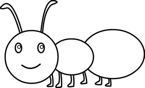 cute ant coloring page  clip art clipartix