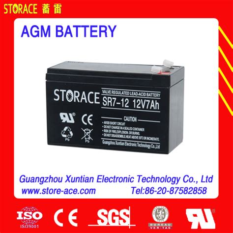 Sealed Lead Acid Battery Small Ups Battery 12v 7ah Sr7 12 China