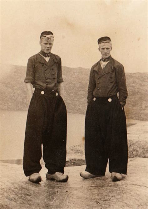 dutch boys  traditional volendam worker pants