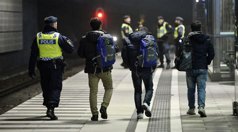 only 1 of swedish police callouts over last 100 days involved refugees