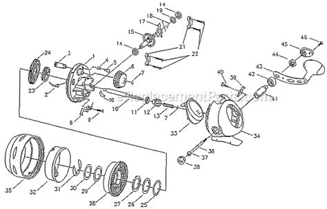 shakespeare sw parts list  diagram ereplacementpartscom