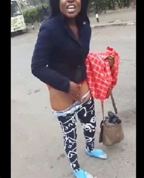judesokoye angry prostitute shows her nakked bum in
