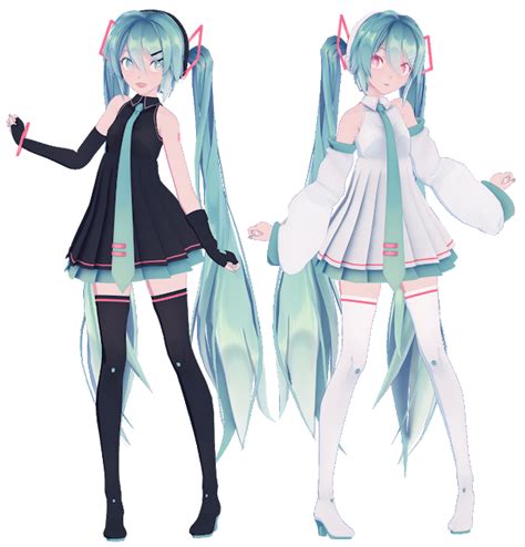 mmdownload sour xuan black and white miku