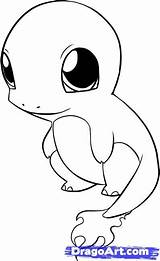Pokemon Coloring Pages Cute Charmander Printable Easy Chibi Pikachu Baby Drawing Para Colorear Color Dibujos Line Print Google Termicos Search sketch template