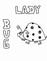 Bug Lady Coloring Drawing sketch template