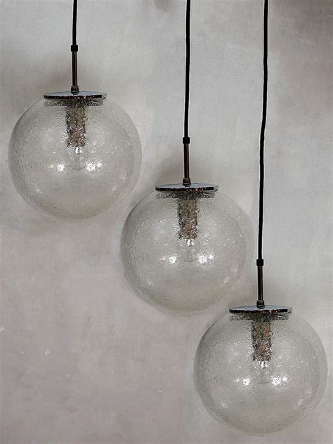midcentury design hanginglamp hanglamp bollamp limburg glashutte