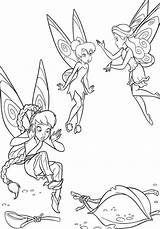 Coloring Tinkerbell Friends Pages Printable Comments Sheets sketch template