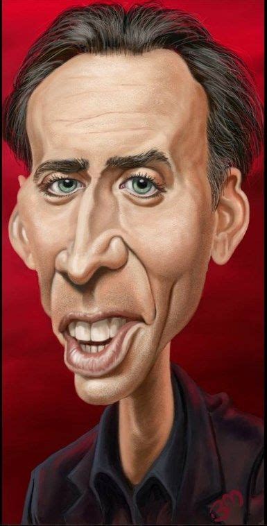 nicolas cage celebrity caricatures caricature sketch funny caricatures