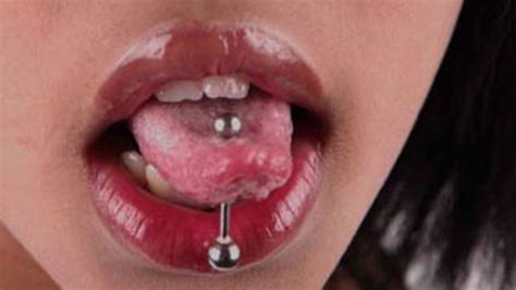 tongue piercing infection death prompts warning abc news