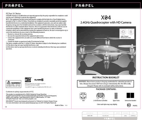 amax group china vl  max  drone user manual   im en
