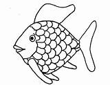 Fish Coloring Pages Drawing Colouring Rainbow Angelfish Color Outline Printable Printables Easy Fishing Man Pdf Outlines Cute Print Puffer Silhouette sketch template