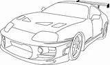 Furious Fast Coloring Pages Supra Toyota Printable Coloringhome Via sketch template