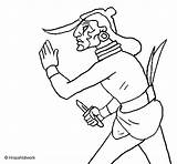 Warrior Coloring Coloringcrew Maya sketch template