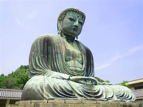 fotos gratis monumento estatua escultura art templo kamakura