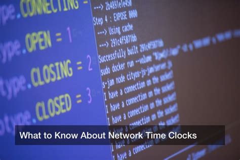 network time clocks technology radio