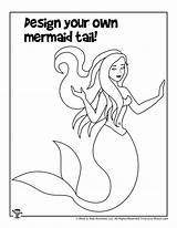 Mermaid Coloring Pages Activity Own Activities sketch template