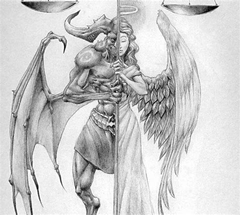 Demon Gemini Tattoos Angel And Devil For Men Best Tattoo