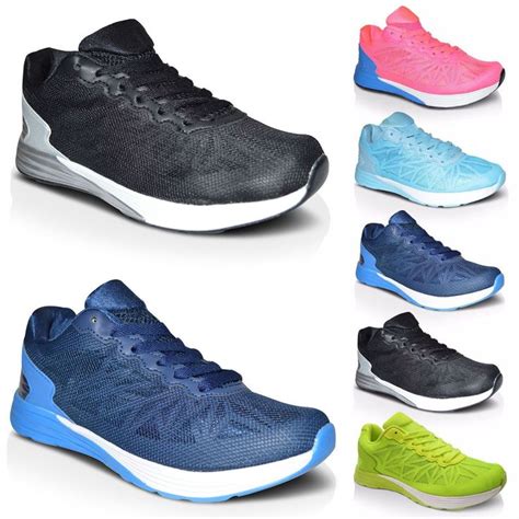 ladies womens running gym sports lightweight breathable trainers shoes