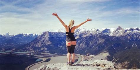 canadians proudly showing off their butts near incredible landscapes
