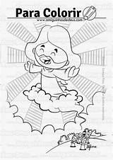 Evangelho Senhor Ascensão Atividades Veronica Amiguinhosdedeus Salvo Oração Pascoa Páscoa Guache sketch template