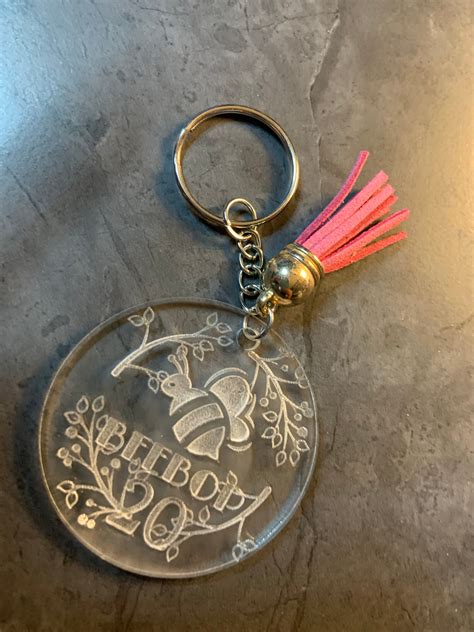 personalized key chain  add colors etsy
