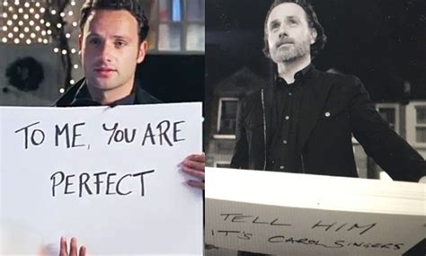 Here S A Glimpse Of A Much Older Andrew Lincoln Holding Up Those Cue