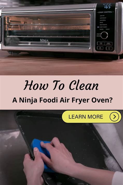 clean  ninja foodi air fryer oven     minutes