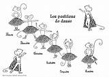 Danse Classique Coloriage Violette Positions Enfant Enfants sketch template