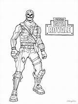 Fortnite Royale Trooper Colorare Sheets Reaper Carbide Marshmallow Brite Bomber Worksheets sketch template