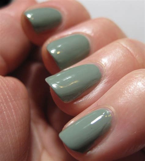 sage green nail polish  style pinterest green green nails