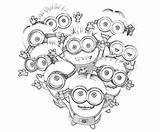 Coloring Pages Minions Minion Despicable Kids Valentine Drawing S0085 Printable Print Online Color Outline Z31 Cartoon Til Getdrawings Getcolorings Idéer sketch template