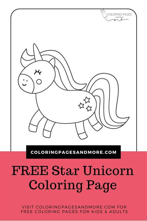star unicorn coloring page coloring pages   unicorn