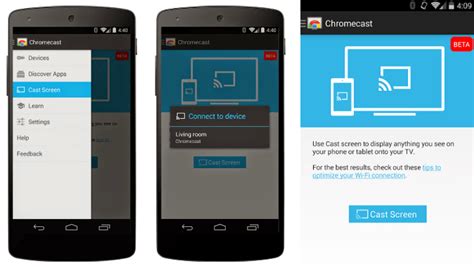 chromecast mirroring added  sony xperia zv    tablet android authority