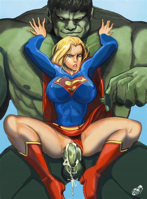 incredible crossover sex with hulk supergirl porn pics compilation superheroes pictures