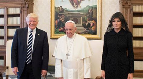 donald trump meets pope francis  vatican vows   forget  message world newsthe