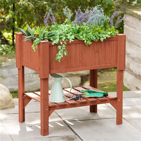 Shop Raised Planter Box Free Shipping Today Overstock 8037729