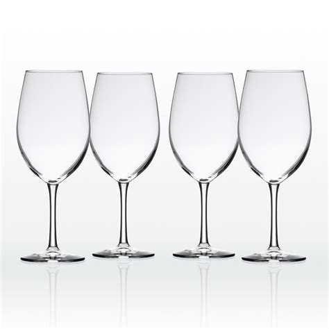 blank bella all purpose wine glass set of 4 rolf