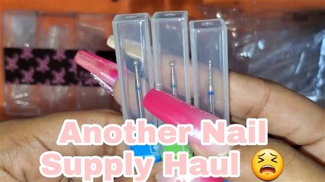nail supply haul  youtube