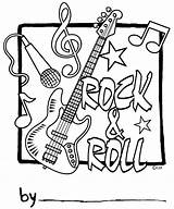 Rock Roll Coloring Pages Colouring Sheets Dibujos Star School Music Print Google Camp Choose Board Drawings sketch template