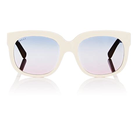 Gucci Satin Gg0361s Sunglasses In White For Men Lyst