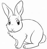 Hase Hasen Ausmalbild Kaninchen Malvorlage Dekoking sketch template