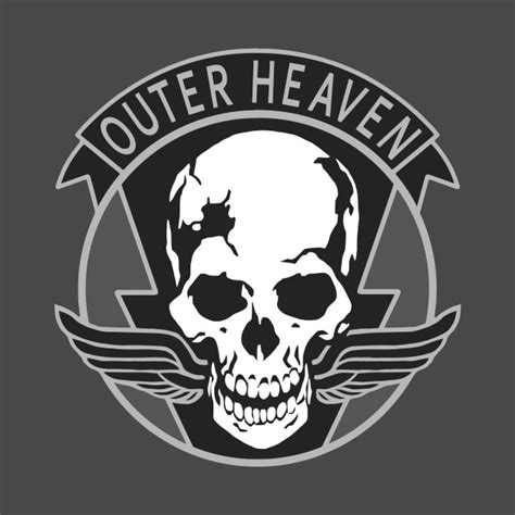 outer heaven logo metal gear solid   shirt teepublic