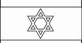 Israel Flag Coloring Pages sketch template