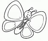 Coloring Butterfly Pages Preschool Comments sketch template