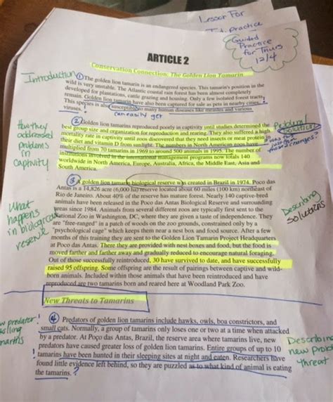 lessons learned   classroom close reading