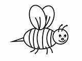 Bee Coloring Pages Bumble Kids Printable sketch template